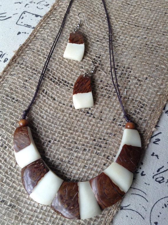 Tagua Necklace Christmas Gift