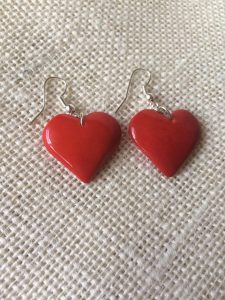 RED HEART EARRINGS