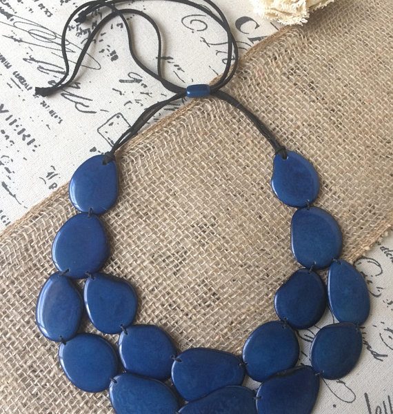 Blue-layered-tagua-necklace