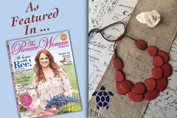 The Pioneer Woman Magazine Tagua Jewelry