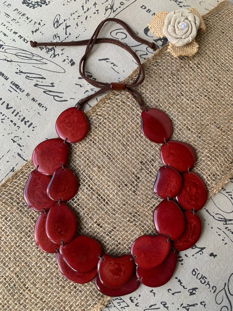 maroon-red-tagua-nut-necklace